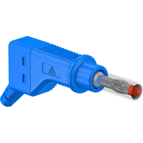 4 mm plug, screw connection, 1.0 mm², CAT II, blue, 66.9327-23 image 1