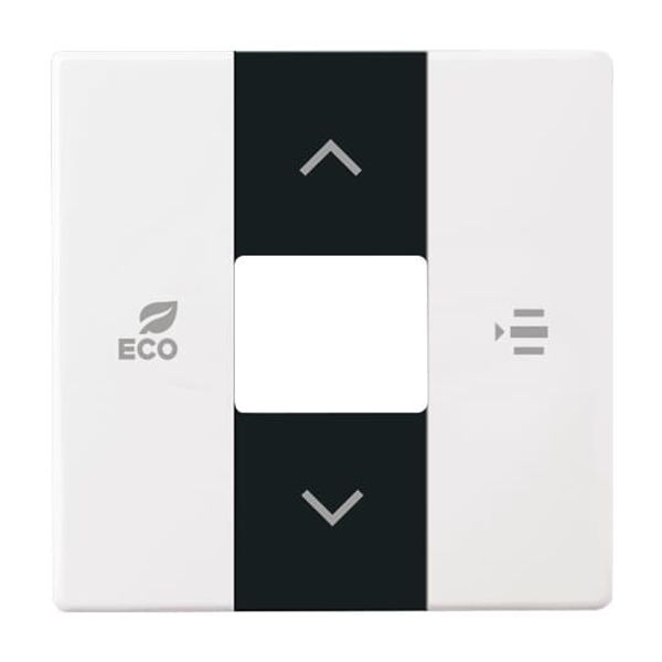 Central plate for room temperature controller with Bluetooth display Busch-balance® SI image 2