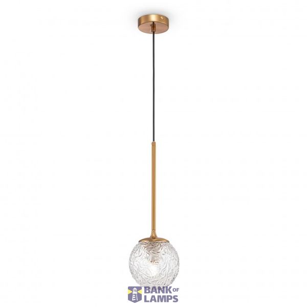 Modern Ligero Pendant Lamp Brass image 2