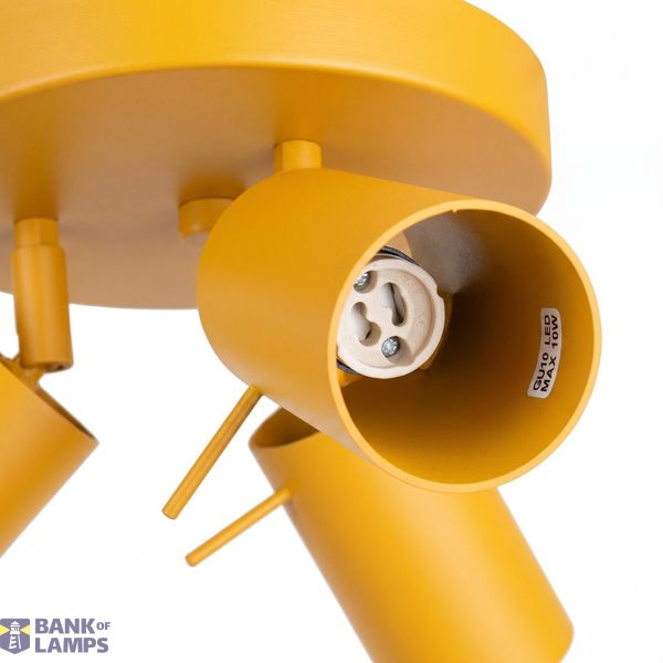 Ceiling lamp RING 3P yellow image 6