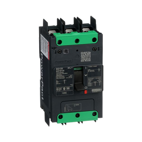 MCCB 600Y/347V 125A 3P 18KA TERMINAL image 1