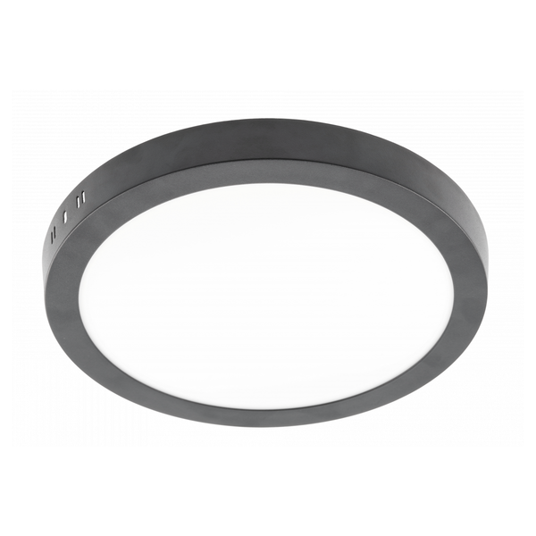 LED luminaire ORIS PLUS, 24 W, 2000 lm, IP20, AC220-240V, 120°, 4000K, surface-mounted, black image 1