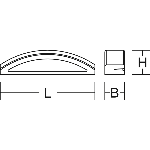 L 48 B 10 H 12 colour: black image 3