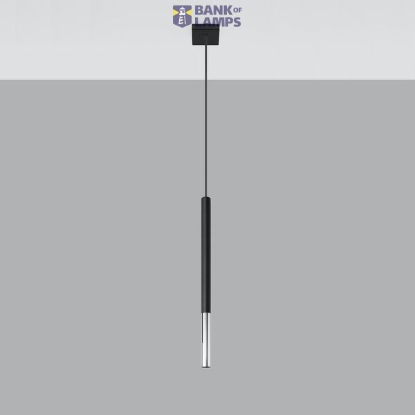 HANGING LAMP MOSAIC 1 BLACK/CHROME G9 1X40W IP20 image 7