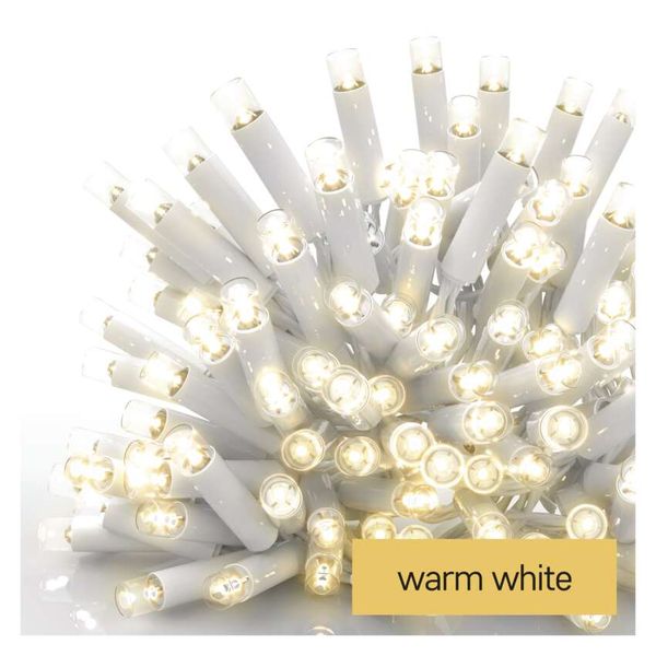 Profi LED interconnecting chain, white – icicles, 3 m, outdoor, warm white image 1