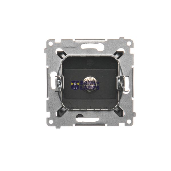 Light push button, 10AX, graphite mat image 1