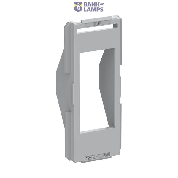 Adapter frame, traffic grey, Halogen free image 1