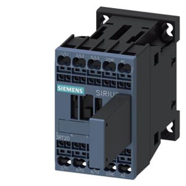 power contactor, AC-3e/AC-3, 9 A, 4 kW / 400 V, 3-pole, 230 V AC, 50/60 image 1