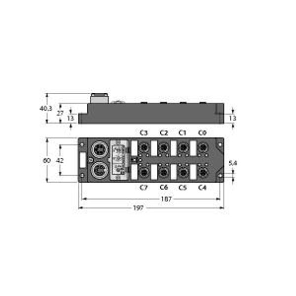 I/O Module for DeviceNet Fieldbus 16 digital pnp/npn inputs   FDNL-L1600-T image 1