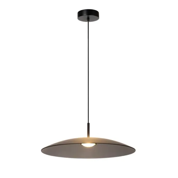 Lucide Premium MENGA - Pendant light - Ø 60 cm - LED Dim. - 1x18,6W 2700K - Smoke Grey image 1