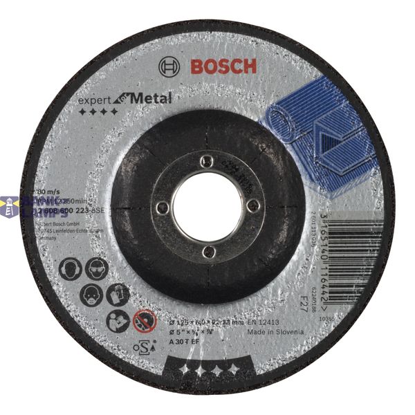 Expert for Metal grinding disc with depressed centre A 30 T BF, 125 mm, 6,0 mm image 1