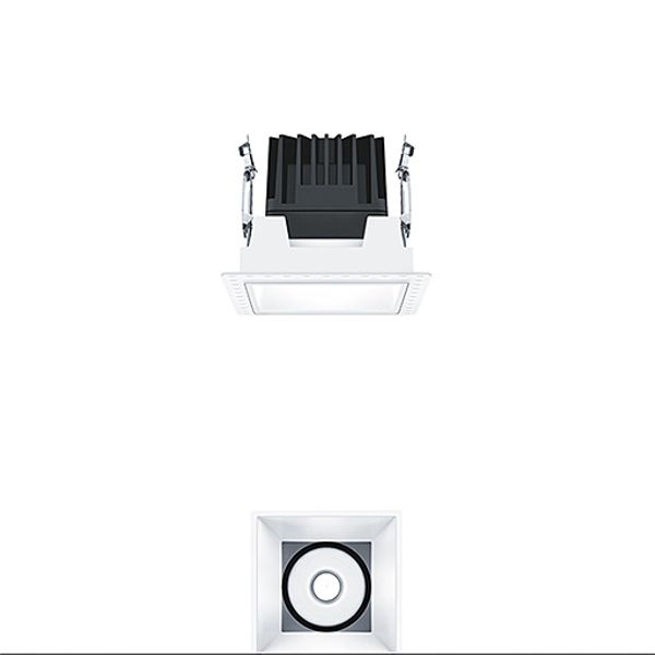 PANOS INF Q100L 15W 930 LDO VFL-WH TL - LED ceiling-recessed luminaire image 1
