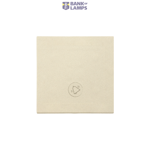 Single button for switches and push buttons, champagne matt image 1