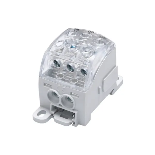 SUB 220 Universal distribution block Al/Cu 82060 SIMBLOCK grey image 2