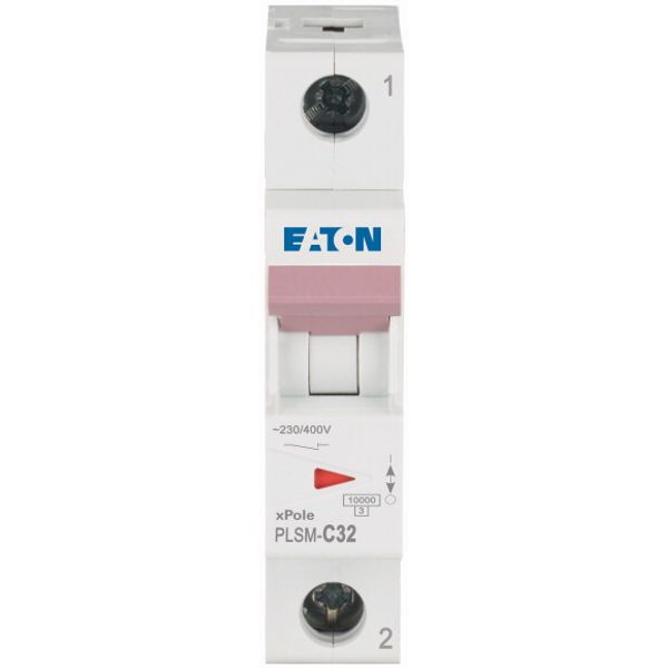 Miniature circuit breaker (MCB), 32 A, 1p, characteristic: C image 2
