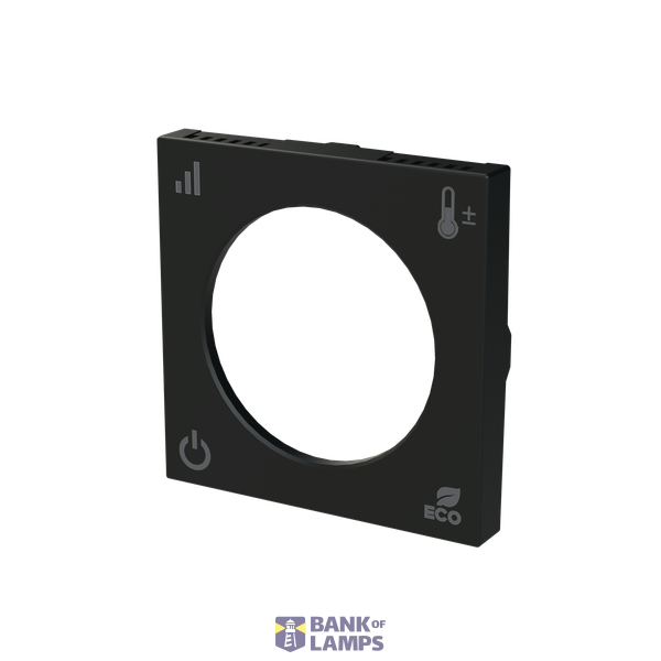 Cover plate - KNX RTC - 2M - Matt Black image 2