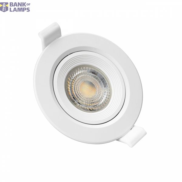 FIALE CORE FLAT GU10 IP20 FI90X26MM WHITE ROUND ADJUSTABLE image 1