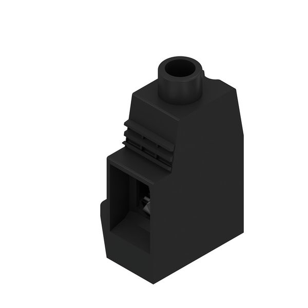 Printed circuit board terminals, 15.00 mm, Number of poles: 1, 90°, Solder pin length (l): 4.5 mm, tinned, black, Clamping yoke connection, Clamping range, max. : 50 mm², Box image 2