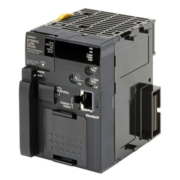 CPU with built-in EtherNet/IP port, 20K steps program, 32K words data CJ2W9022E image 1