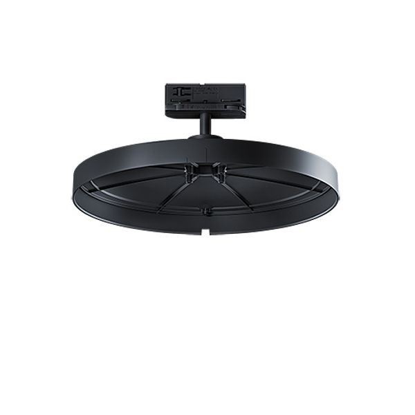 LANOS S SUSP TRACK 3CDC 150MM BK - LANOS S 3-phase pendant adapter image 1