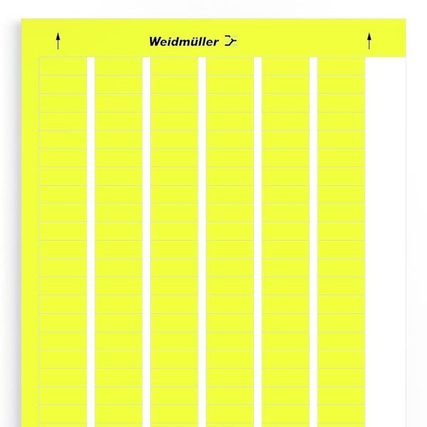 LaserMark, Device markers, 10 x 26 mm, yellow image 1