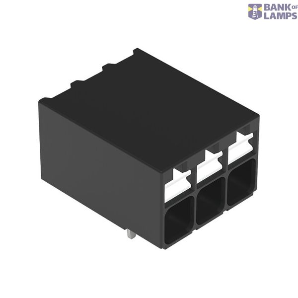 THR PCB terminal block push-button 1.5 mm² black image 1