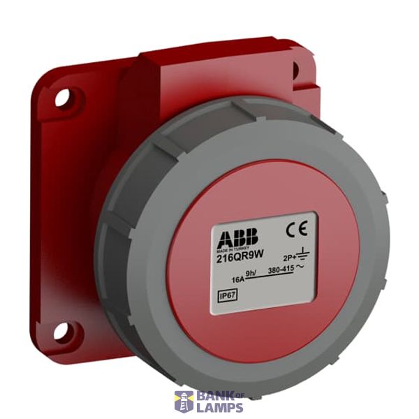 216QR9W Panel mounted socket image 1