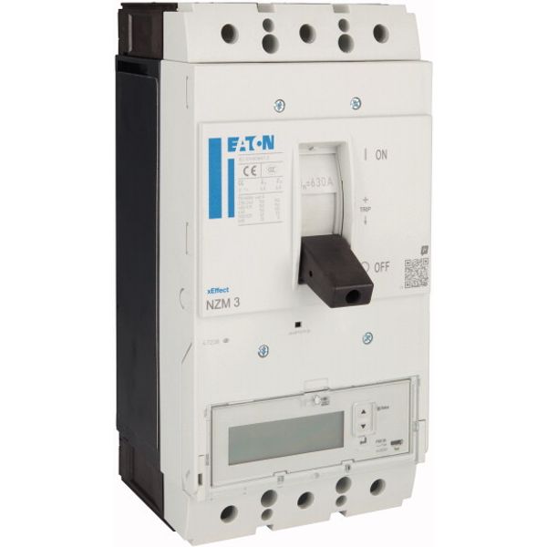 NZMH3-PX630 NZM3 PXR25 circuit breaker - integrated energy measurement class 1, 630A, 3p, Screw terminal image 6
