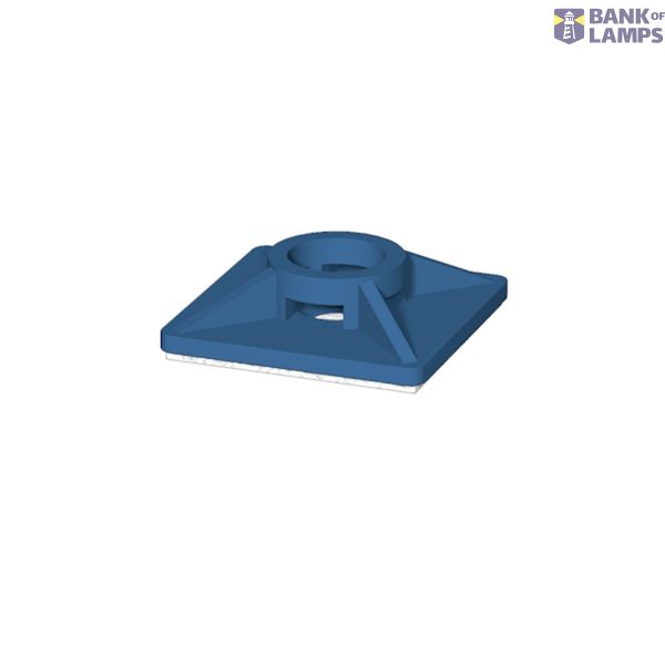 Cable tie holder, Max. cable tie width: 4.8 mm, blue, 100 ST, Width: 2 image 1