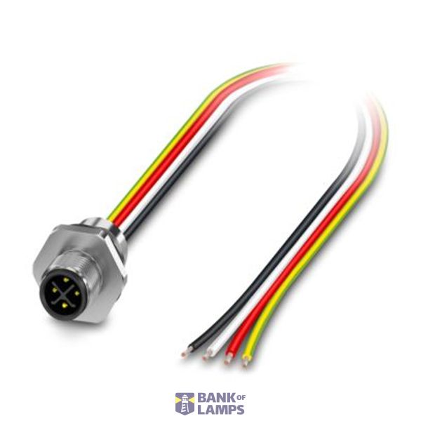 SACC-E-M12MSS-3PE-M16XL/2,0-US - Device connector front mounting image 1
