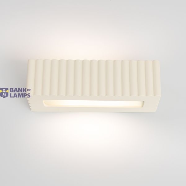 Wall lamp ceramic RIGATA beige image 8