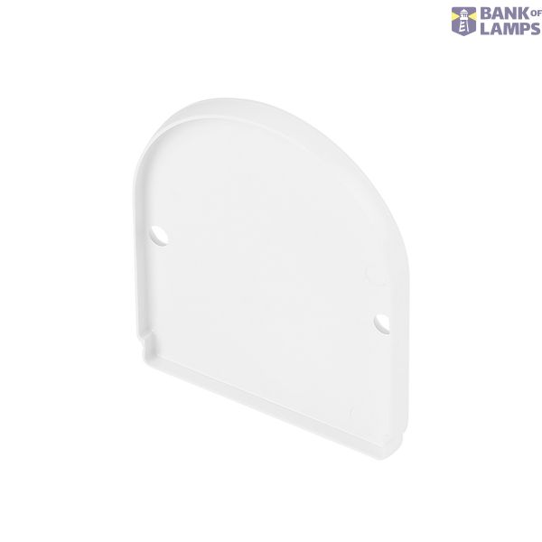 GLENOS end cap for industrial profile dome,matt white,2 pcs. image 1