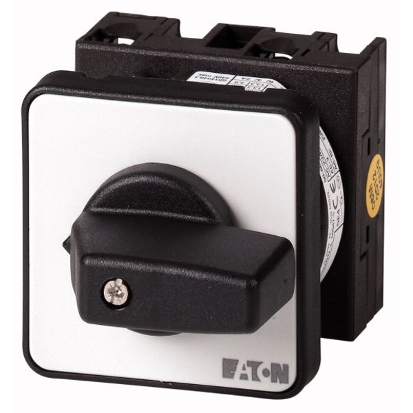 T0-3-8901/EZ On-Off switch, 3 pole + N + 1 N/O + 1 N/C, 20 A, 90 °, center mounting image 1