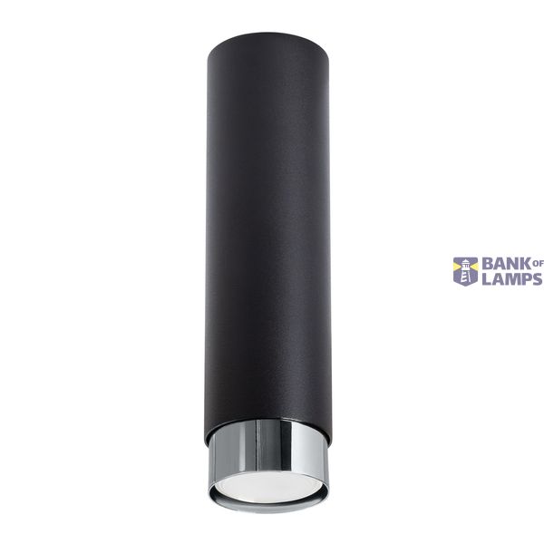CEILING LAMP NERO 22.5 BLACK/CHROME 1XGU10 image 2