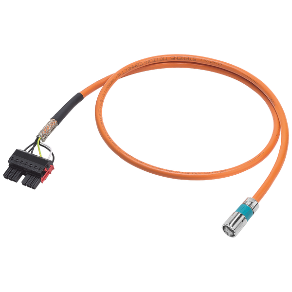 Power cable pre-assembled TYPE 6FX8002-5DN27 4X1.5, (2X1.5)C C CONNECTOR SPEED-CONNECT...6FX8002-5DN27-1CA0 image 1