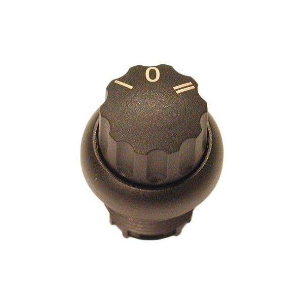M22S-WR3 Changeover switch, RMQ-Titan, With rotary head, maintained, 3 positions, inscribed, Bezel: black image 4