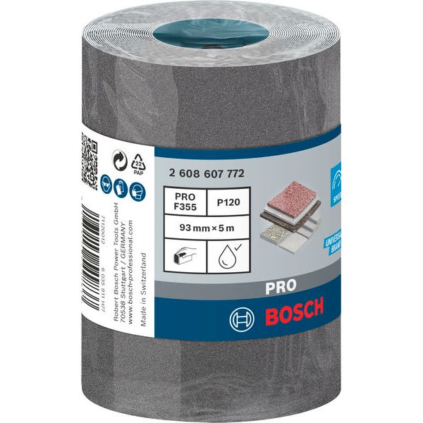 C355 sanding roll 93 mm, 5 m, 120 image 2
