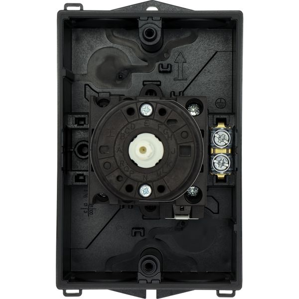 T0-3-15680/I1/SVB-SW Main switch, T0, 20 A, surface mounting, 3 contact unit(s), 3 pole + N, 1 N/O, 1 N/C, STOP function, With black rotary handle and locking ring, Lockab image 24