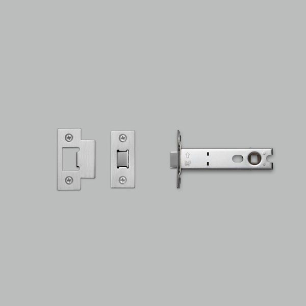 TUBULAR LATCH / DOOR KNOB / 82MM / STEEL image 1