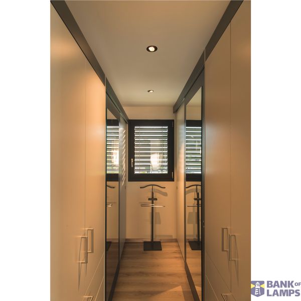 NEW TRIA® 68, recessed ceiling light, 1800-3000K, 38°, IP 20, round, black image 1