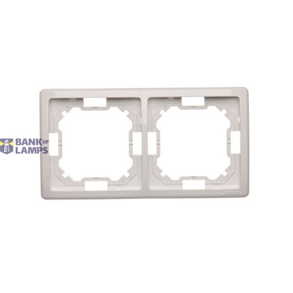 Double frame, white image 1