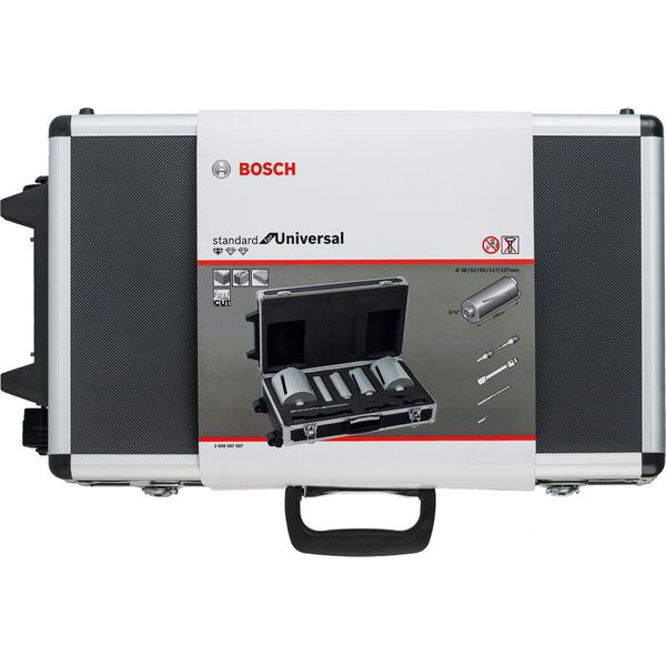 5-piece diamond dry core cutter set G 1/2" 38 - 127 mm image 2