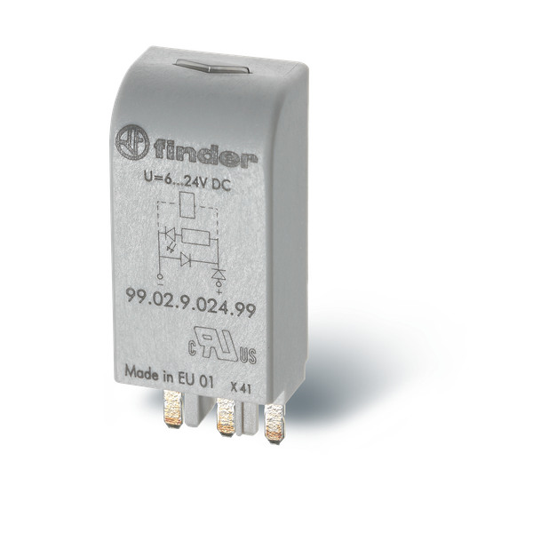 Module LED-ind.green without EMC 24VUC for 90.0X, 92.03, 94.0X, 95.0X (99.02.0.024.59) image 2
