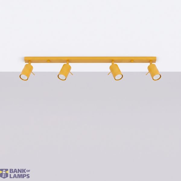 Ceiling lamp RING 4L yellow image 7