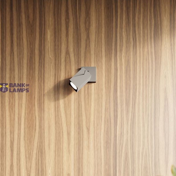 WALL LAMP MERIDA 1 GREY GU10 1X40W IP20 image 6