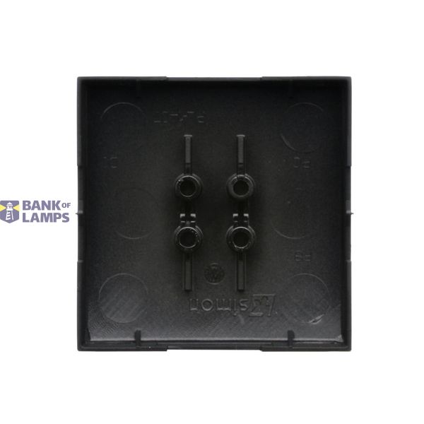 Roller blond switch with key, black matt, 10A image 1