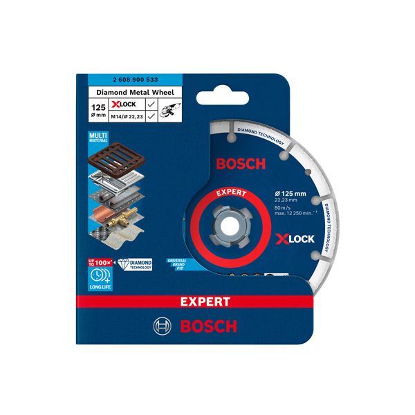 EXPERT Diamond Metal Wheel X-LOCK Cutting Disc 125 x 22.23 mm image 3