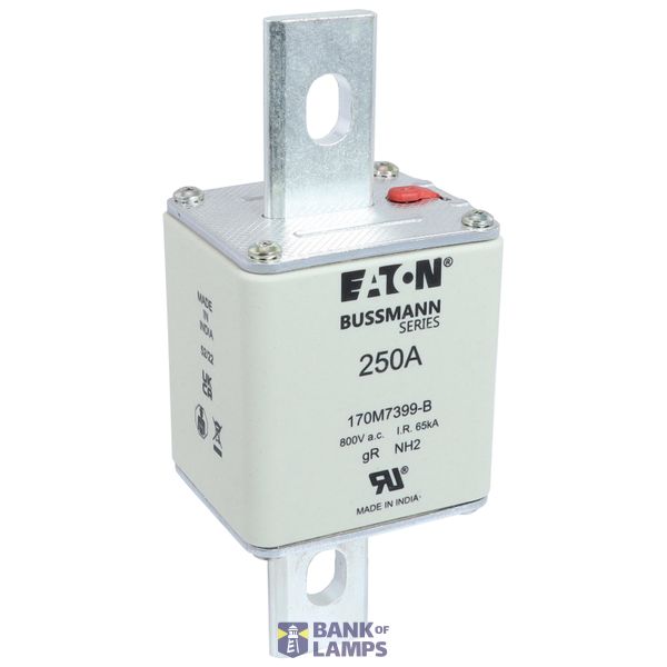 FUSE 250A 800V AC gR SIZE2 BOLTED TAG DI image 7