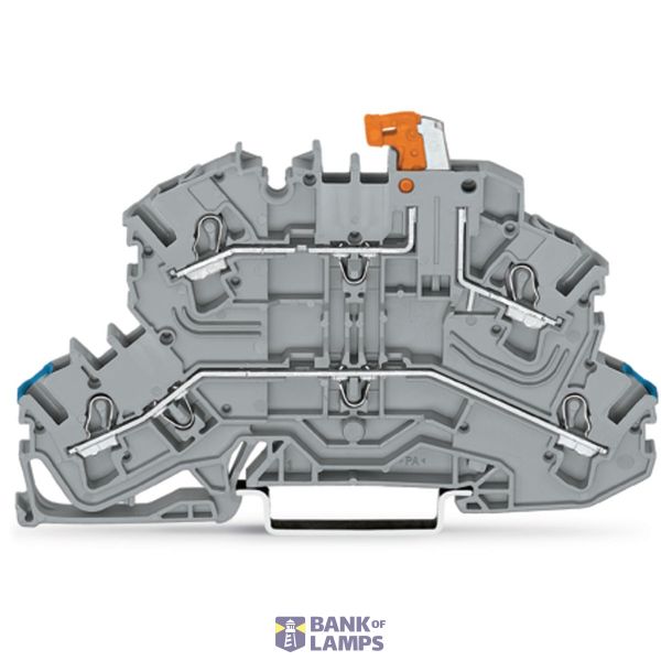 Double-deck disconnect terminal block with pivoting knife disconnect N image 2