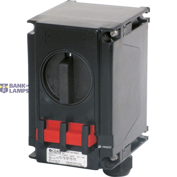 Ex-Safety switch zMAIN SWITCHz for zone 1/21, Variant: 20A-3P, Cable entry: 2x M32 image 2
